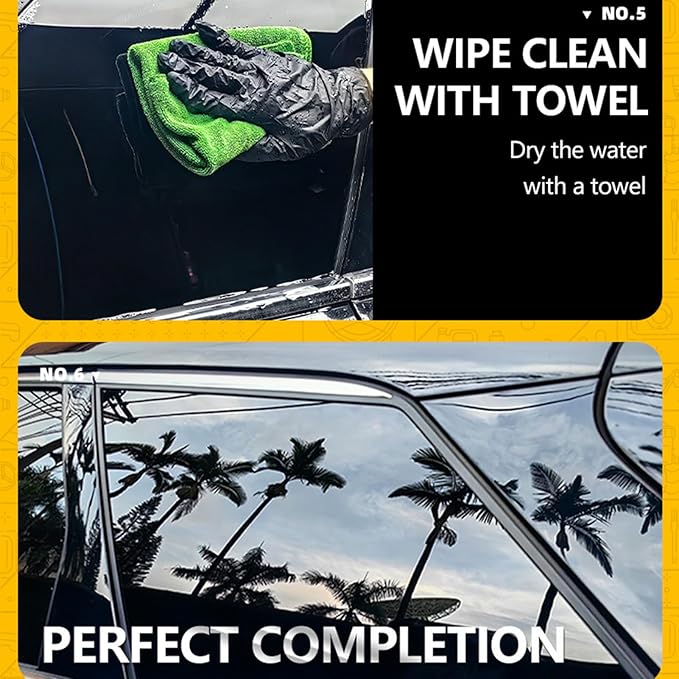 Water Spot Remover120ml Gel Cleaner - with Sponge Hard Water Stain Remover for Car - for Automotive Car Truck Motorcycle RV Window Windshield Shower Door Home Bathroom Kitchen