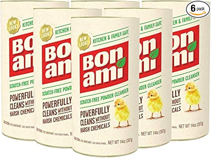 Bon Ami Powder Cleanser - 14 oz (Pack of 6)