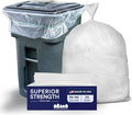 Plasticplace 95-96 gallon Garbage Can Liners │ 2 Mil │ Clear Heavy Duty Trash Bags │ 61” X 68” (25Count)