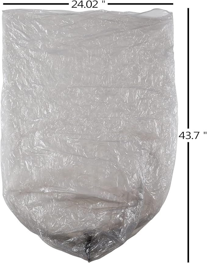 18 Gallon Large Kitchen Trash Bag Gray Garbage Bag 100 Counts