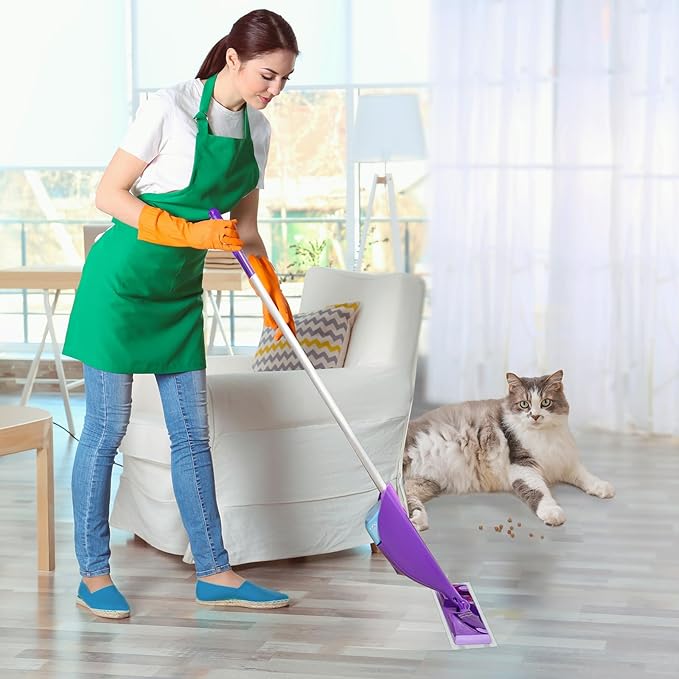 80 Pack Disposable Mop Pad Refills for Swiffer Wet Jet Spray MopDry&ampWet Mopping Pad Compatible with Swiffer Wet Jet and Any Model of Velcro MopMulti Surface WetJet Pad for Floor Cleaning