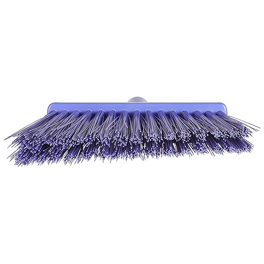 Vikan 29148 Broom Angle Cut 11.4 Extra Stiff Purple