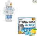 ACTIVE Jetted Tub Cleaner and Dishwasher Cleaner Tablets - Includes 32oz of Jet Bathtub Cleaning Solution and 24 Dishwasher Cleaning Tablets