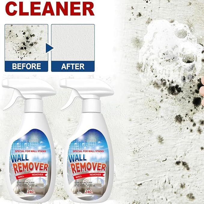 Superb Anti-Wall Stain Remover Spray Potent Multi-Purpose Cleaner Safe for Multiple Surfaces Gentle Yet Effective Formula for Wood Tiles and More (3PCS)