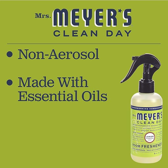 Mrs. Meyers Room Freshener - Lemon Verbena - Case of 6-8 oz