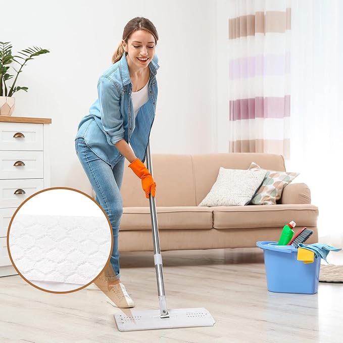 Hoolerry 900 Count Dry Sweeping Cloths Compatible with Swiffer Sweeper Disposable Dry Mop Refills Dusting Cloths Duster Refills Mop Pads for Hardwood Tile Vinyl Floor 11.81 x 8.66 Inch