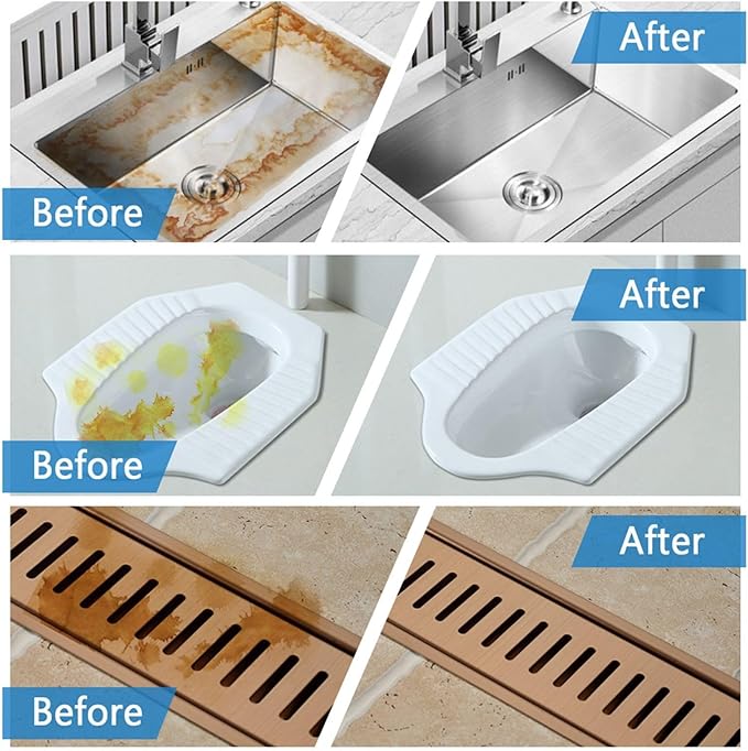 Drain Unclogging Powder for Kitchen and Bathroom - Effective Pipe Cleaner Stain Remover &amp Deodorizer(3PCS)