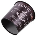Alipis Home Trash Bin Large Capacity Iron Waste Basket Decorative Waste Paper Bucket for Living Room