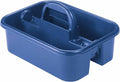 Akro-Mils 09185 Plastic Tote Tool &amp Supply Cleaning Caddy with Handle (18-3/8-Inch x 13-7/8-Inch x 9-Inch) Blue (09185BLUE)