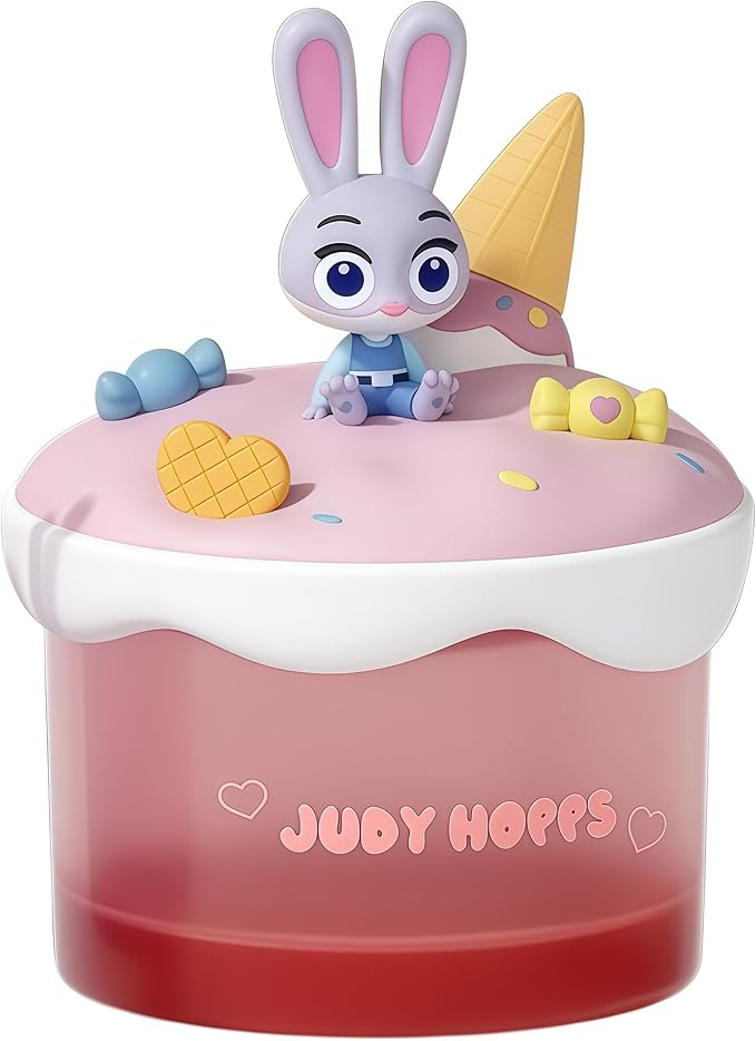 MINISO Disney Zootopia Themed Ornament Car Air Freshener Cute Natural Stone Decor Exquisite for Collection and Gifting (Judy Hopps)