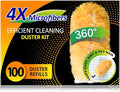 Multi Surface Duster Refills 360-Degree Heavy Duty 100 Count Compatible with Swiffer Dusters