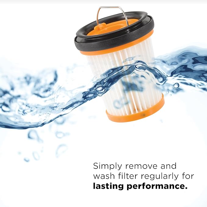 Shark WANDVAC Cordless Hand Vac Lightweight Versatile and Portable at 1.4 lbs. Powerful Suction for Pet Hair Charging Dock One-Touch Empty for Car &amp Home Duster Crevice Tool Black WV201BK