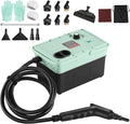 2500W Steam Cleaner - Adjustable 6-Level Steam Control 15s Fast Heat 1.6QT Water Tank Portable High-Pressure Steamer for Home Car Grout