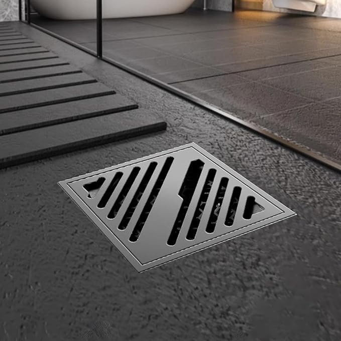 Portable Sturdy Stainless Steel Bathroom Drain Effective Hair and Debris Catcher for Daily Household Use Hotel Bathroom Odor Stoppers