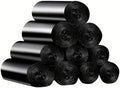 Fit for 100 Black Garbage Bags - Kitchen &amp Bathroom Trash Bags for Home Use