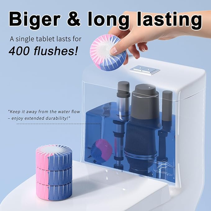 Automatic Toilet Bowl Cleaner TabletsToilet Cleaner Tablets For TankBathroom Cleaner For Tank
