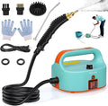 Steam Cleaner1500W High Pressure Steamer TanklessPortable Handheld High-Temperature Steam Cleanerwith 3 Brush Headsfor Deep Cleaning of Kitchen Bathroom CarUpholstery