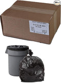 Trash Bags 55-60 Gallon - (100 CountBox) 38 x 58 Low Density Garbage Bags (Black)