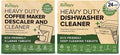 Renuv® Dishwasher Cleaner + Coffee Maker Cleaner Bundle - Heavy Duty Kitchen Appliance Deep Cleaning Descaling (12 Tablets of each)