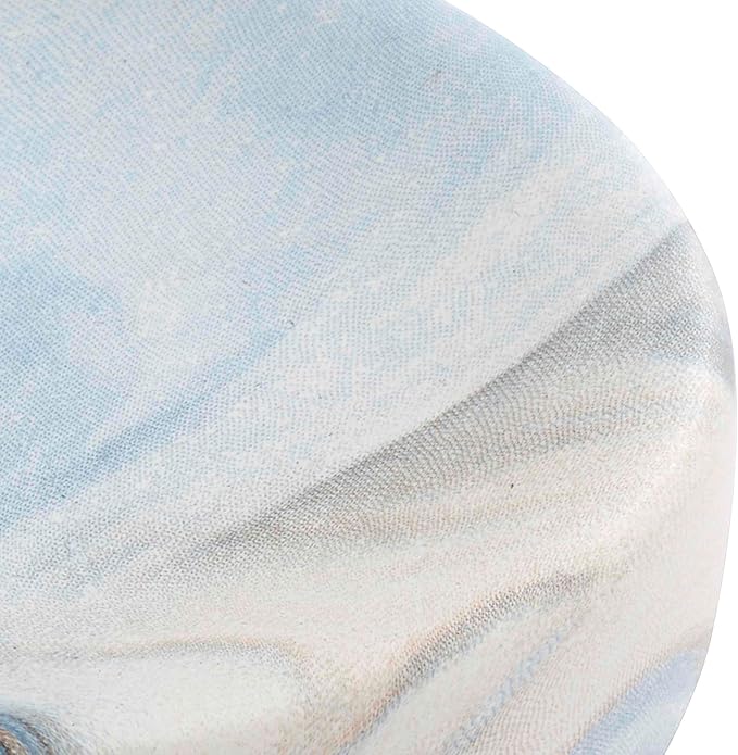 Avanti Linens - Vanity Tray Resin Countertop Accessories Guest Bathroom Essentials (Waves Collection Blue)