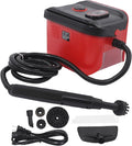 1500W Handheld Steam Cleaner Portable High Temp Steam Cleaning Machine 3 Gears Steam Setting 13s Heat-Up/4.5BAR High Pressure Steam Cleaner for Walls Car Detailing Tile (Red)