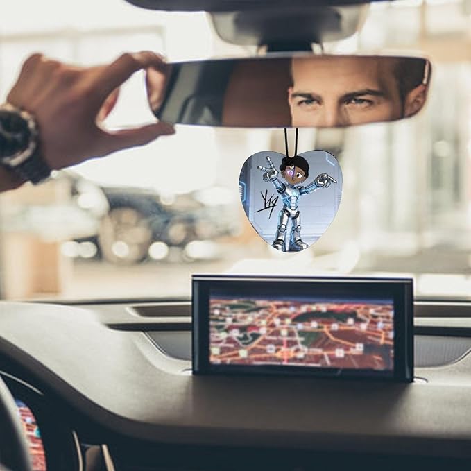 5PCS Car Air Freshener Hanging Personalized Double Sided Tech Kid Car Fresheners Long Lasting New Cars Scents Cute Automotive Freshies for Closets Drawers (tea)