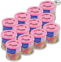 Pack of 12 My Shaldan Japanese Car Cup-Holder Natural Air Freshener Cans (Peach Scented)