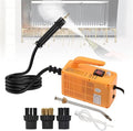 High Pressure Steam Cleaner Handheld Portable Steam Cleaning Machine with 3 Brushes 3.5 Bar Steam Pressure Direct Injection for Cleaning Kitchen Bathroom Grout Tile Car Detailing
