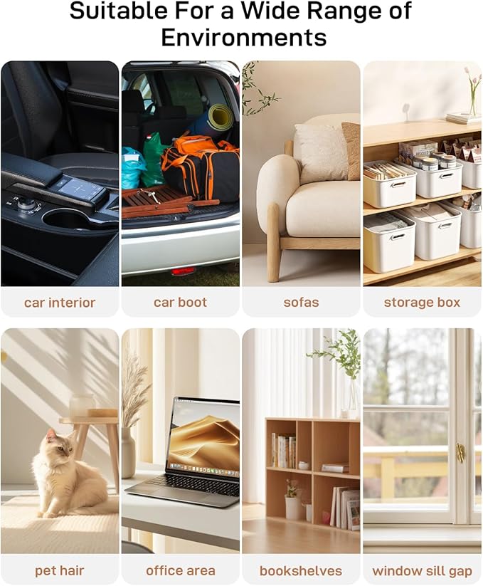Handheld Vacuum Cordless Car Vacuum Portable with 20000Pa Ultra-Strong Suction Multi-Function Hand Vacuum Rechargeable for Cars Home Pet Hair &amp Outdoor Use