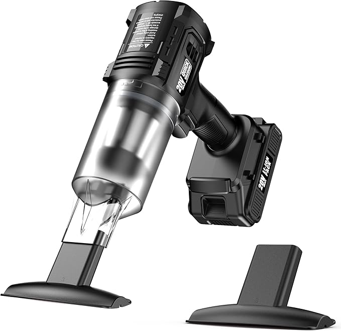 Car Vacuum Cordless 35000PA Strong Suction Handheld Vacuum with 2 Detachable Batteries 60Min Runtime Portable Vacuum Cleaner for Car Detailing Pet Hair Home Couch &amp Office 350ML XL Dust Cup