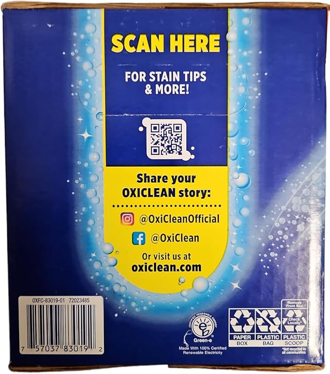 OxiClean Versatile Stain Remover Concentrated Formula 290 Loads 9.28 Pounds