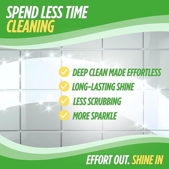 Oh Yuk Tub and Tile Cleaner – Combo Pack with Spray and Concentrate Refill | Cleans Tubs Tiles and Shower Walls | 4X Long-Lasting Value | Biodegradable Vegan Cruelty-Free | Made in USA