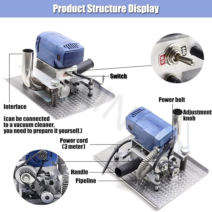 Carpet Flat Shearing Machine Electric Carpet Cutting Kit Flexible Movement Portable for Household for Cleaning