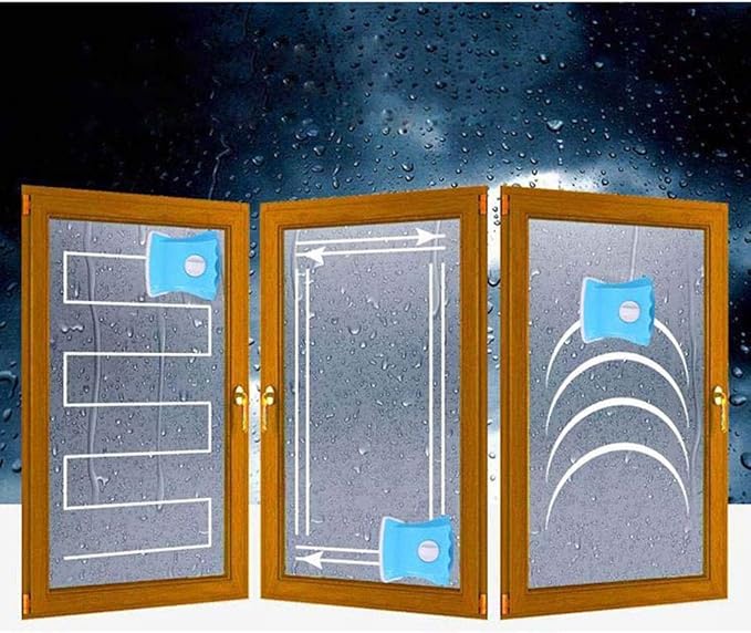 Glass Wiper Double-sided Effective For Single Glazed Windows With 3-25mm Thickness
