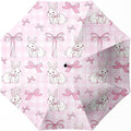 Small Compact Travel Automatic Folding Umbrella for Women Portable Lightweight Rain Wind UV Sun Shade