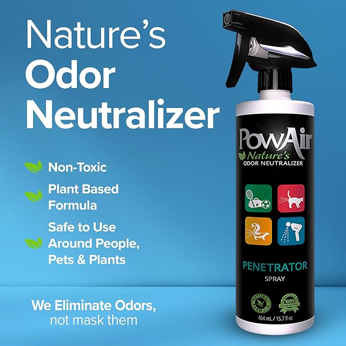 PowAir Tropical Breeze Odor Neutralizer Penetrator Spray 16oz