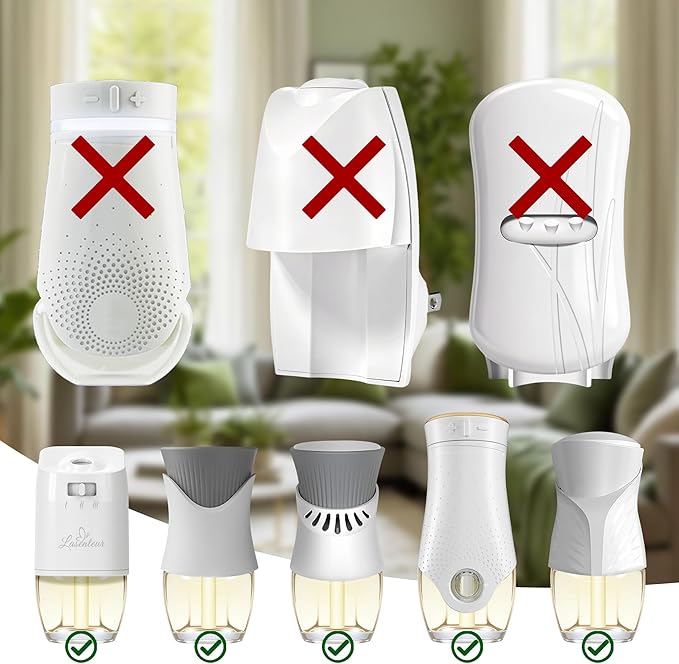 Plug Ins Refills Air Freshener 12 Pack Musk Lemongrass Citrus Mint Watermelon Summer Fragrance for Home and Bathroom Compatible with Air Wick &amp Glade(Excludes Glade Plus)