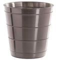 BINO Metal Waste Basket for Home Office Bathroom Dorm Kitchen and More | Trash Can Bin for Bedroom | Desk Trash Can | Home Essentials