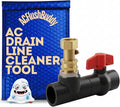 AC Drain Line Cleaner Tool Unclogger - Condensate A/C Cleaner Flush HVAC Maintenance Cleaner Ac Drain Line Cleaner No Refills Tablets or Vacuum. AC Flow Line Tool No More Clogs Ever