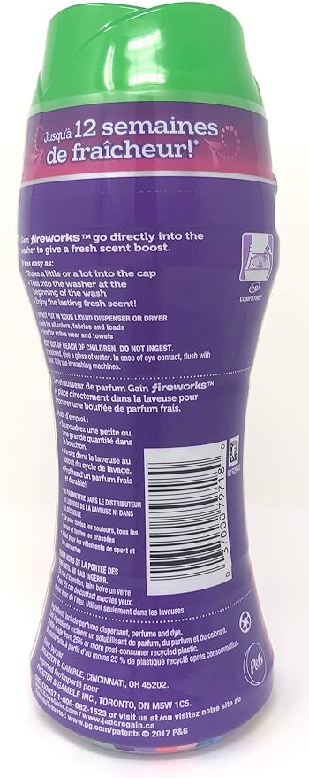 Gain Fireworks in-Wash Scent Booster Beads Moonlight Breeze 7.2 oz (Pack of 2)