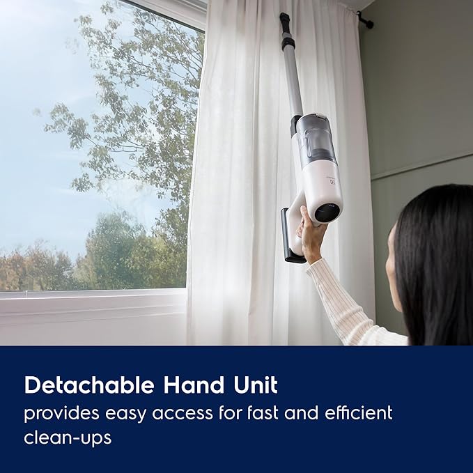 Electrolux Ultimate600 Complete Home Cordless Stick Vacuum with 3 Specialized Nozzles (Multi-Surface Hard Floor &amp Pet) 50-Minute Run Time 3 Power Modes White