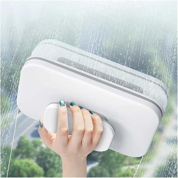 Compatible For Upgraded Magnetic Window Cleaner Brush Double Sided Automatic Water Discharge Wiper Glass Tool Household Home Use(18-30mm)