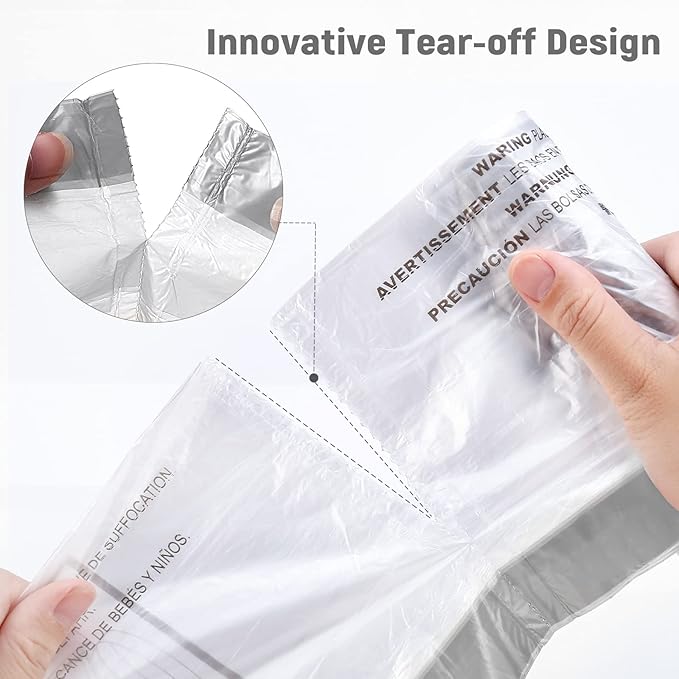 ELPHECO 2.5 Gallon Trash Bags │ 15 Liters Drawstring Garbage Bags │ Small Trash Bags For Bathroom Office Living Room Use │ Suitable For 1.5-4 Gallon Trash Can │ 18×20 │ 180 Count / 18 Rolls │ A