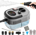2500W Handheld Steam CleanerPortable Car Steamer For Auto DetailingHigh-Temperature and Pressure Steam Cleaner For Home Steam Cleaning Machine for FurnitureKitchenGroutFloorTile (Gray)