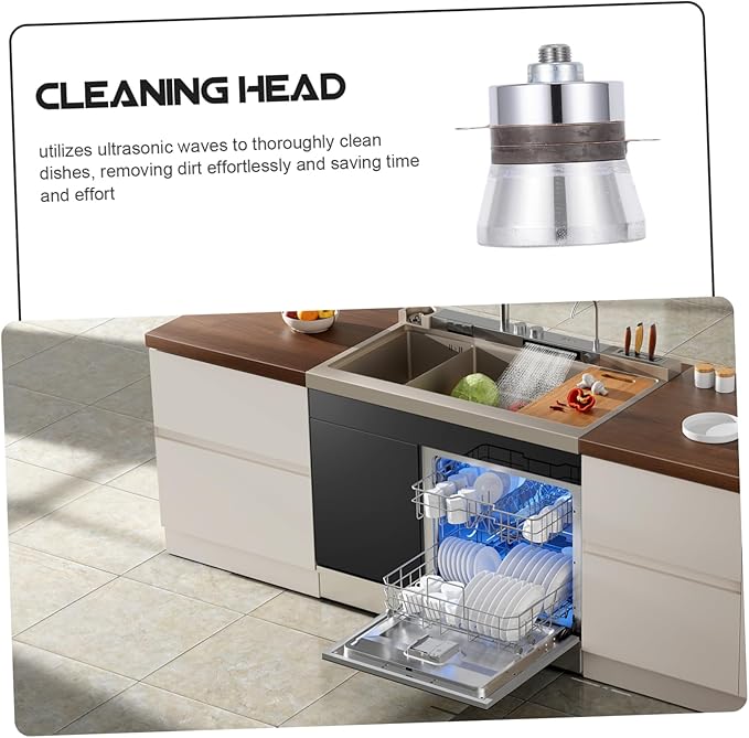 Ciieeo 60w Professional Dishwasher Cleaning Machine Ultrasonic Transducer Head Glass Stainless Steel Cleaner Sonic Parts Cleaner Industrial Grade