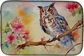 Caroline's Treasures DAC3219DDM Eastern Screech Owl Dish Drying Mat Absorbent Dish Drying Mat Pad for Kitchen Counter Dish Drainer Mat for Countertop 14 x 21 Multicolor