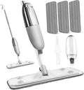 Mop with Rotating Head and Refillable Pads Versatile Floor Cleaning Mop for Hardwood Tile and Marble Easy to Use Function with Water Tank for Efficient Dirt