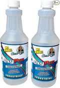 Chem-Girl OxyPro Concentrated Multi-Purpose Surface Cleaner to the Rescue - Chlorine-Free Oxygen-Powered Stain &amp Odor Remover 5 Percent Hydrogen Peroxide (H2O2) 1 Quart 2-Pack
