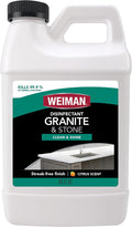 Weiman Disinfecting Granite Daily Clean &amp Shine Refill 64 Oz - Safely Clean Disinfect and Shine Granite Marble Soapstone Quartz Quartzite Slate Limestone Corian Laminate Tile Countertop