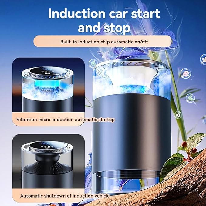 TOMSE 1 Pcs Spray Car Viewing Aromatherapy Diffuser for Pagani Huayra Coupe/BC/Roadster BC/Imola/Tricolore/CodalungaRechargeable Auto On/Off Diffuser Long-Lasting Fragrance Portable Interior